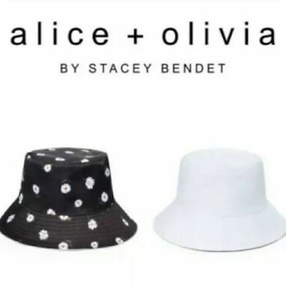 Alice and Olivia Reversible Bucket Hat - NWT - Picture 3 of 5